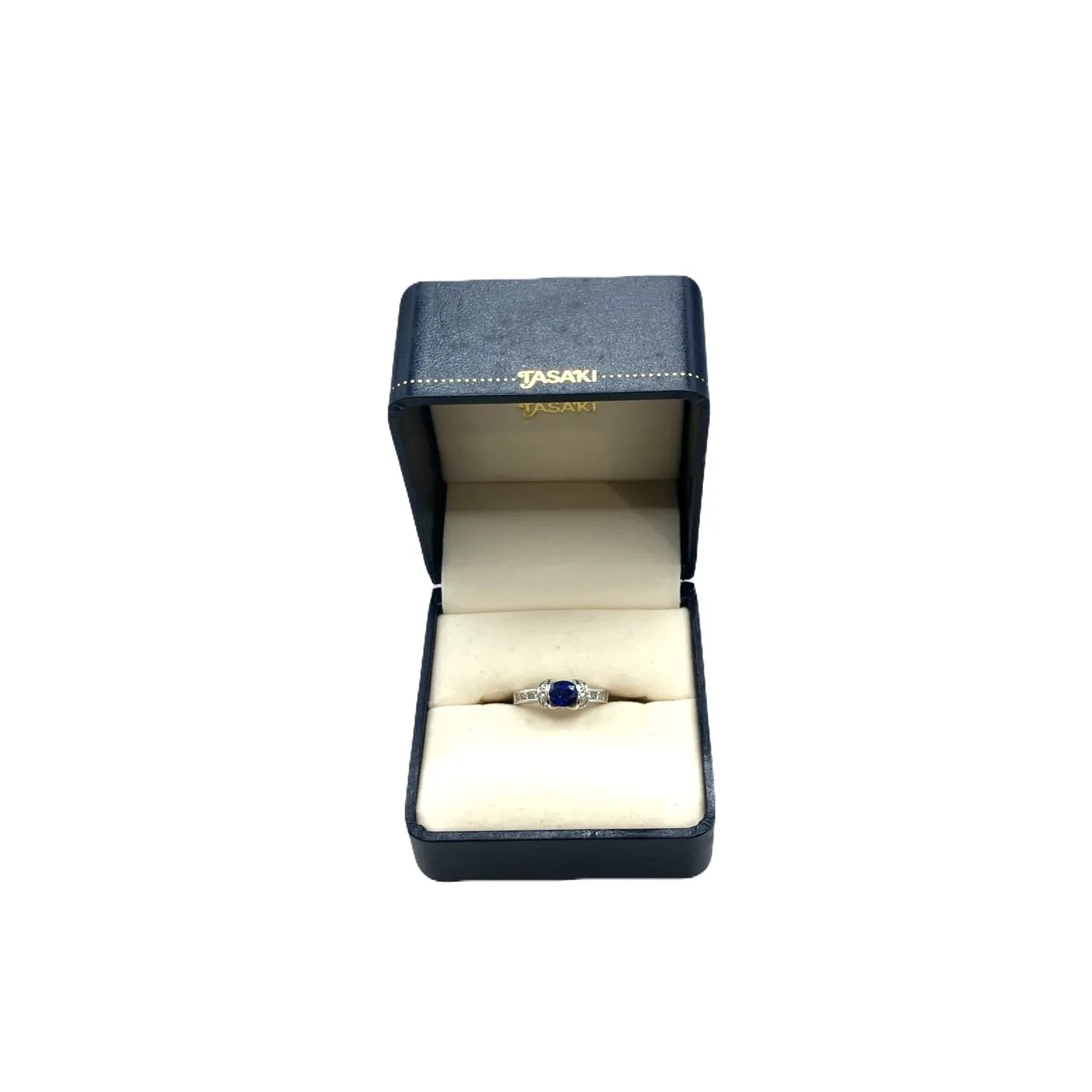 田崎真珠 タサキ TASAKI リング サファイア1.21ct MD0.74ct Pt900